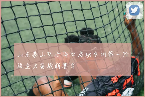山东泰山队于海口启动冬训第一阶段全力备战新赛季